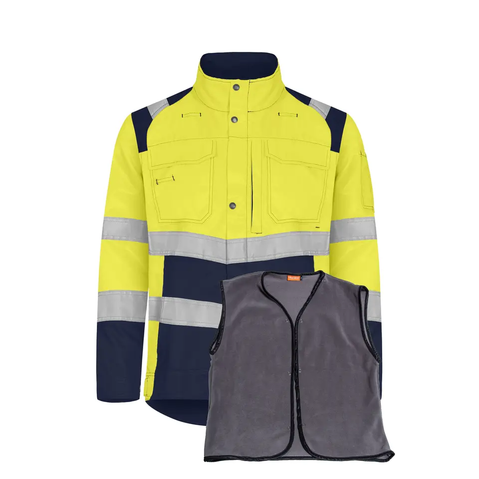 Jakke med vedlagt fleecefôr 9028