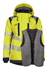 Dame skalljakke med pilefôr 9129