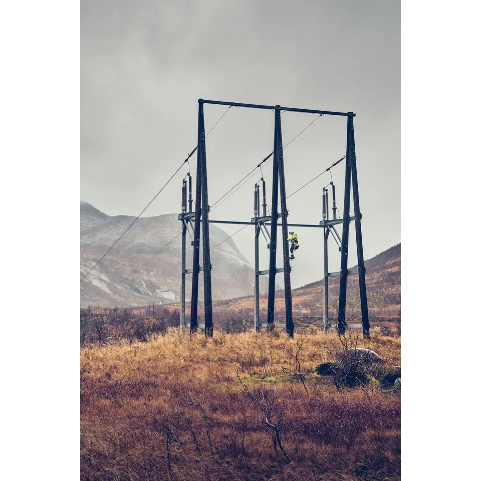 Flamskyddade stretchbyxor dam