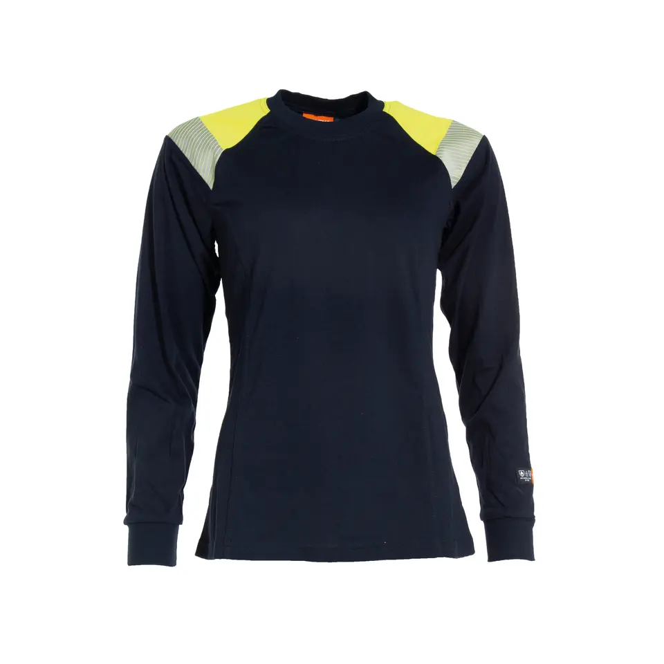 Flame Retardant Ladies Long Sleeve T-shirt
