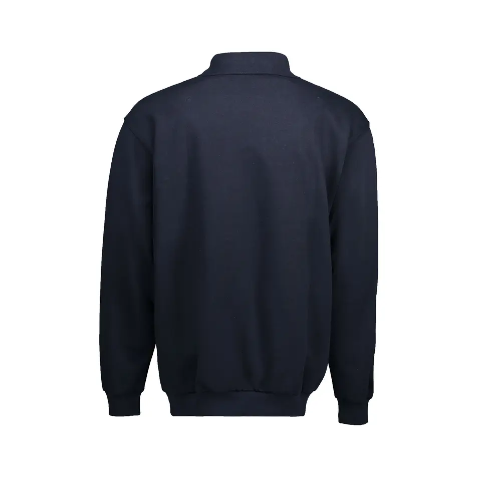 Sweatshirt med krage